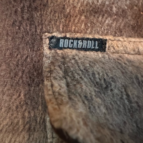 Stages West Rock and Roll  insulated flannel jacket xxl brown - Picture 3 of 5